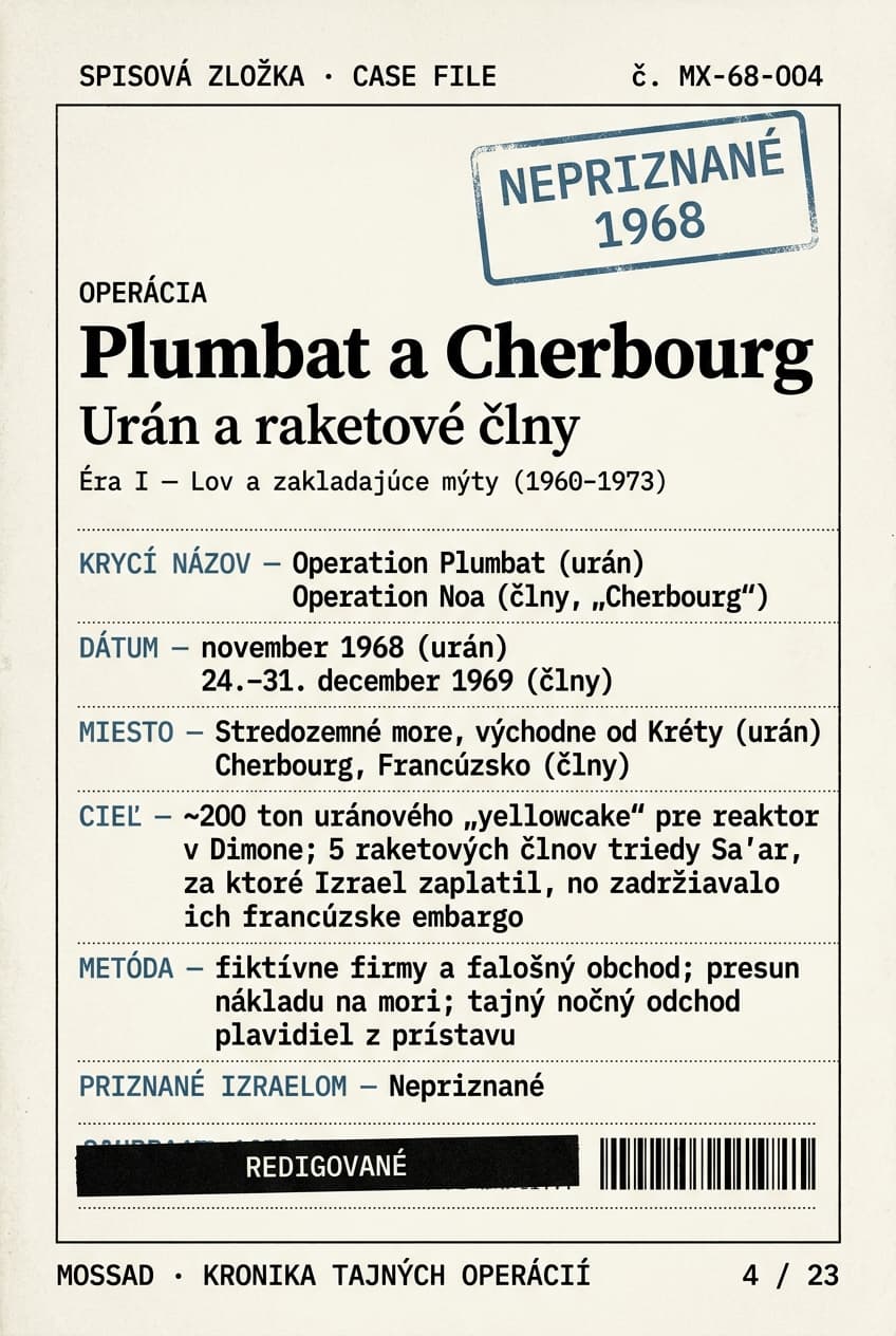 Plumbat a Cherbourg: urán a raketové člny