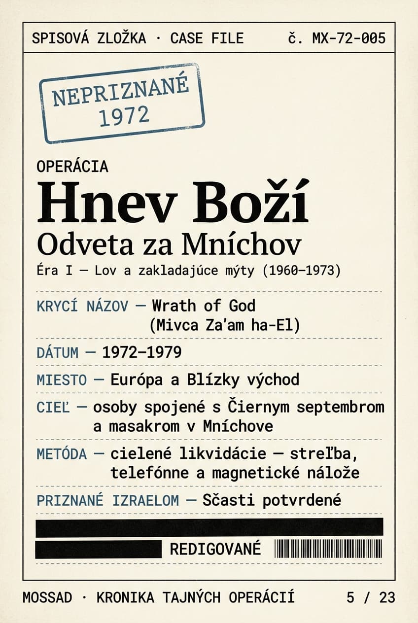 Hnev Boží: odveta za Mníchov