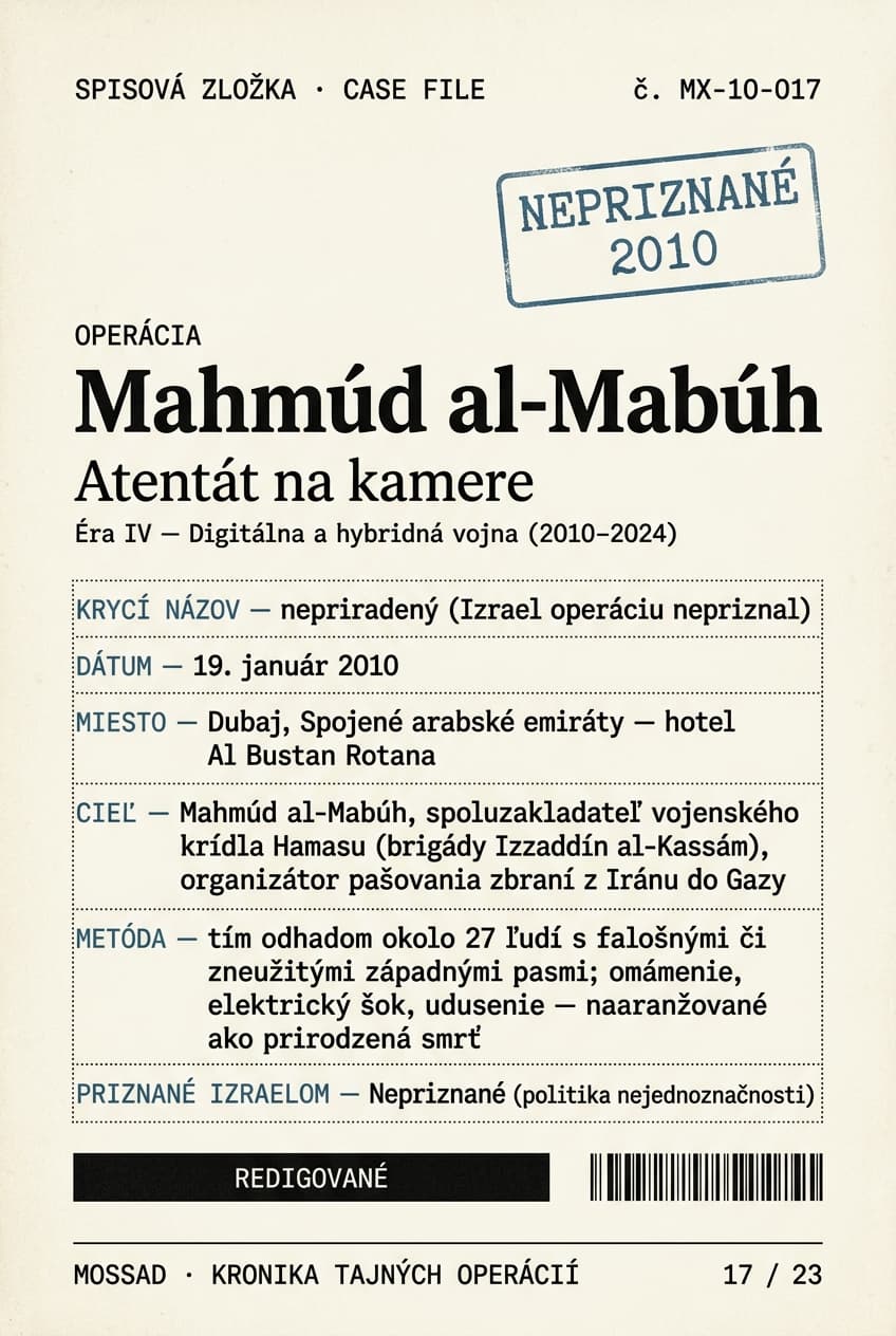 Mahmúd al-Mabúh: atentát na kamere
