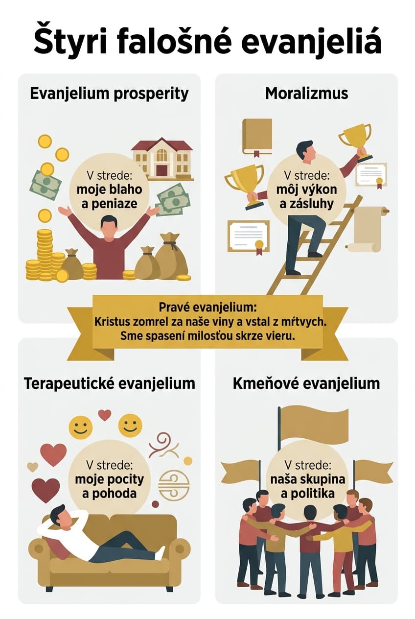 Infografika: Kapitola 10: Štyri falošné evanjeliá
