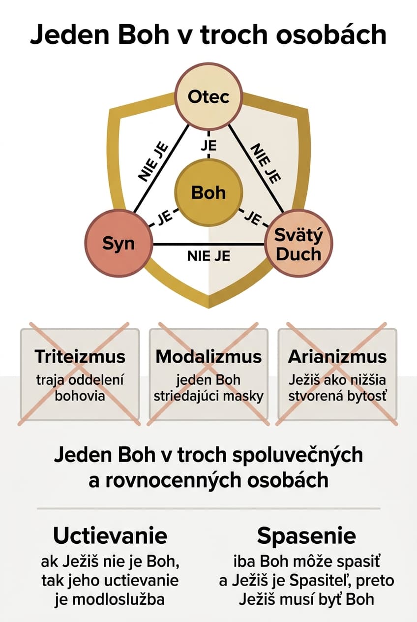 Infografika: Kapitola 6: Jeden Boh v troch osobách