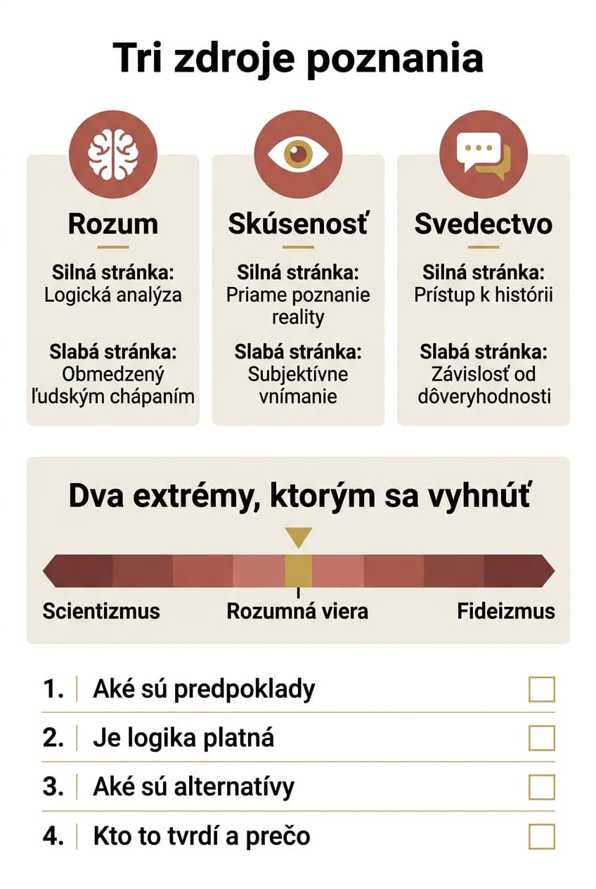 Infografika: Kapitola 2: Ako vieme, čo vieme?