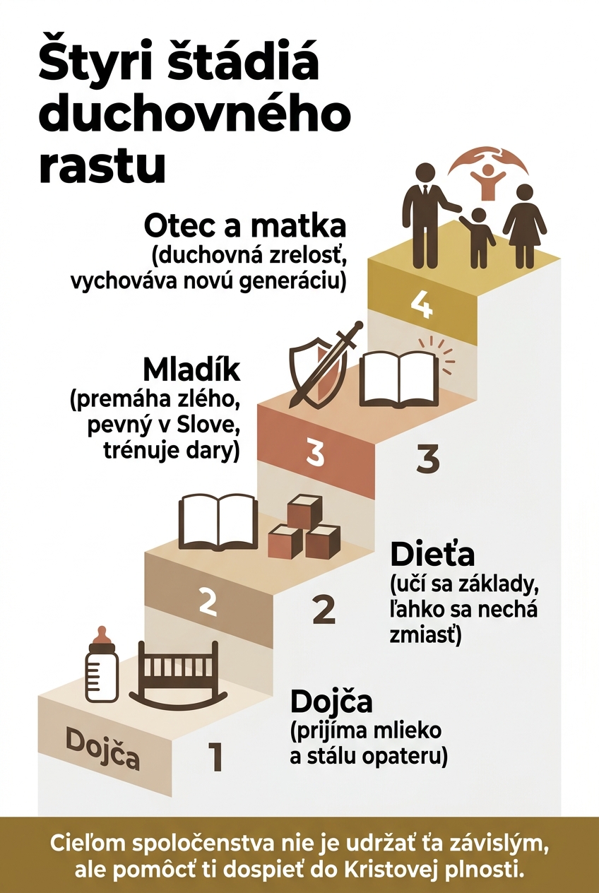 Štyri štádiá duchovného rastu – a miesto, kde sa väčšina spoločenstiev zasekne.